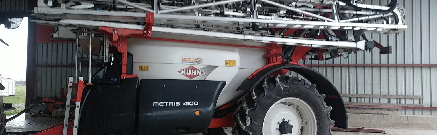 PULVERISATEUR TRAINE KUHN METRIS 4100