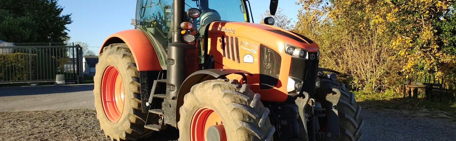 TRACTEUR KUBOTA M7173 PREMIUM KVT