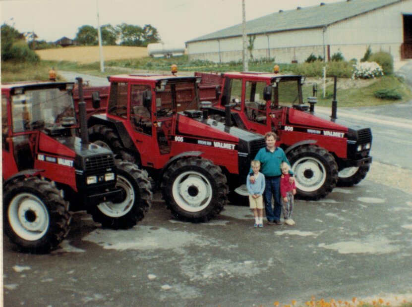 Mortier_1988 - Serge et ses enfants