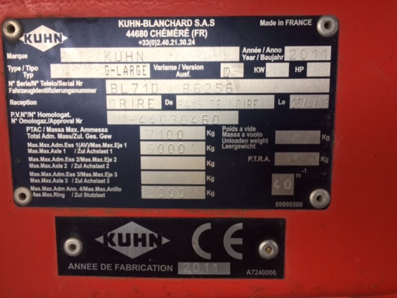 Pulvérisateur KUHN Grand Large 2800