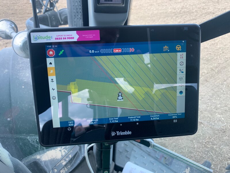 TRACTEUR VALTRA T154 VERSU TRIMBLE