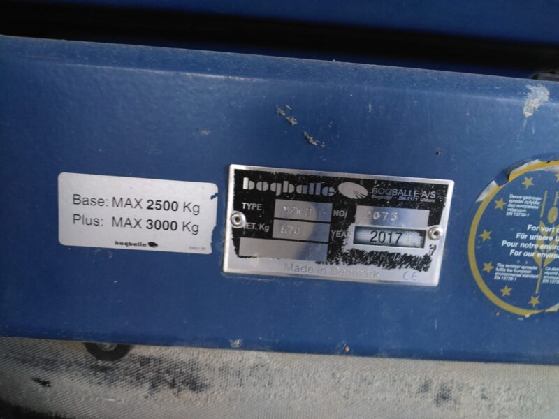 DISTRIBUTEUR D'ENGRAIS BOGBALLE M2W