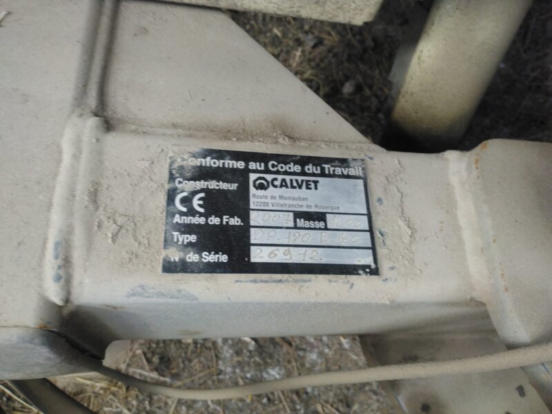 DEROULEUSE PAILLEUSE CALVET DP 180 E GO