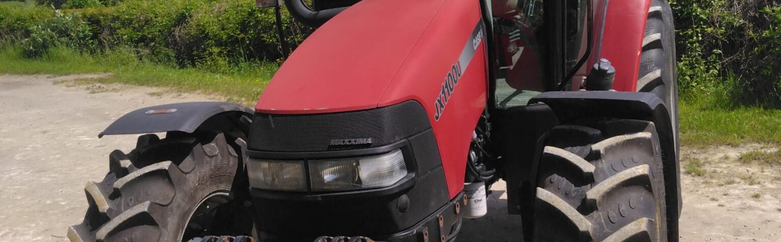 TRACTEUR CASE IH JX1100U NEW HOLLAND T5050